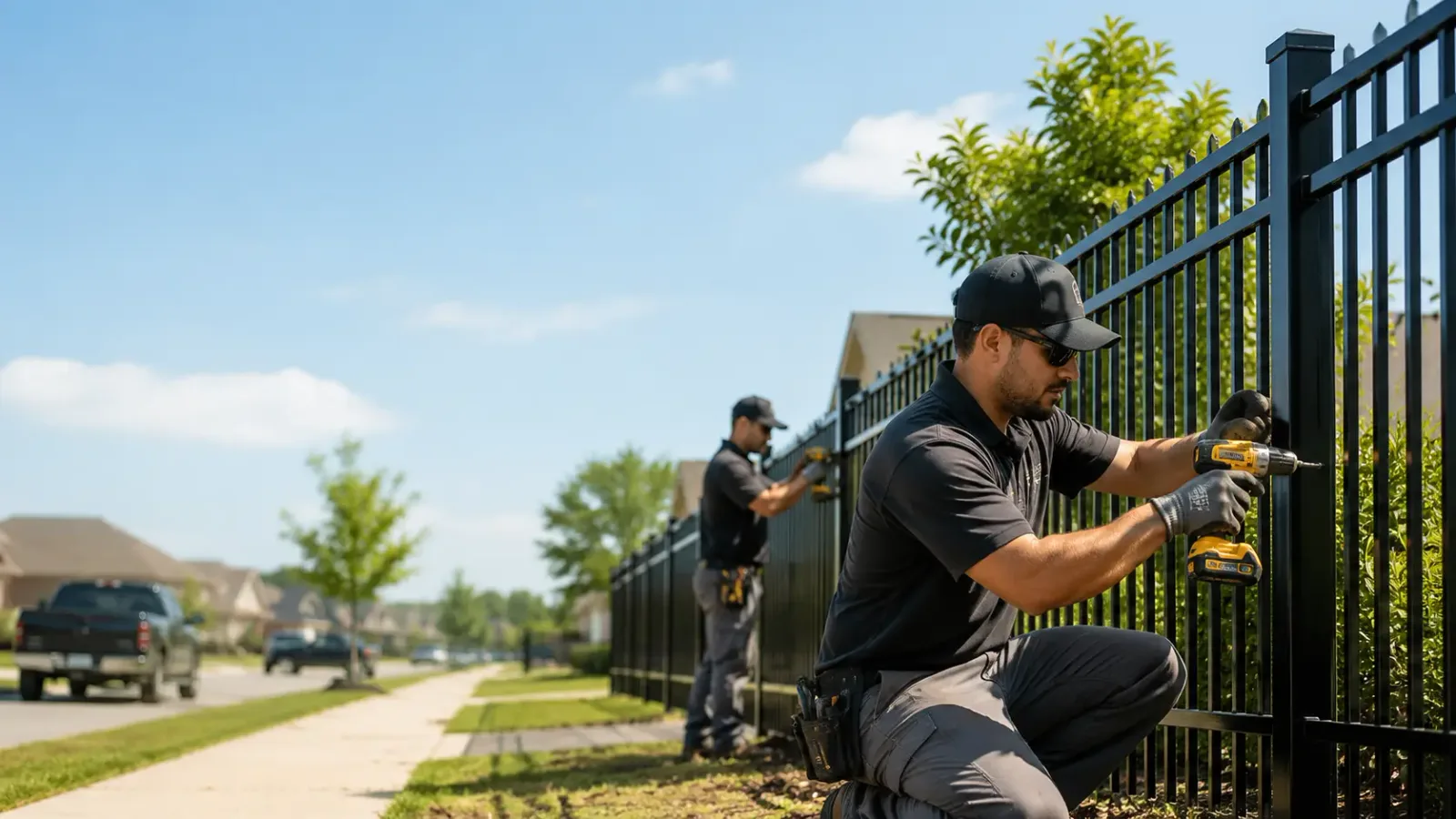 Metal Fence Installation in Banks, AL